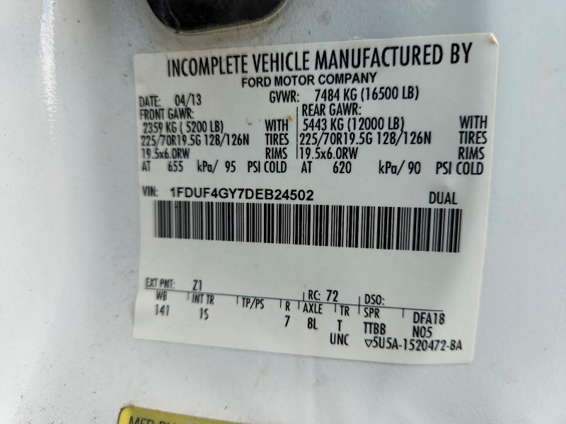 Продаж на аукціоні авто 2013 Ford F450, vin: 1FDUF4GY7DEB24502, номер лоту: 56453786