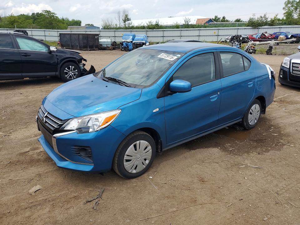 57729116 :رقم المزاد ، ML32FUFJ3RHF13729 vin ، 2024 Mitsubishi Mirage مزاد بيع