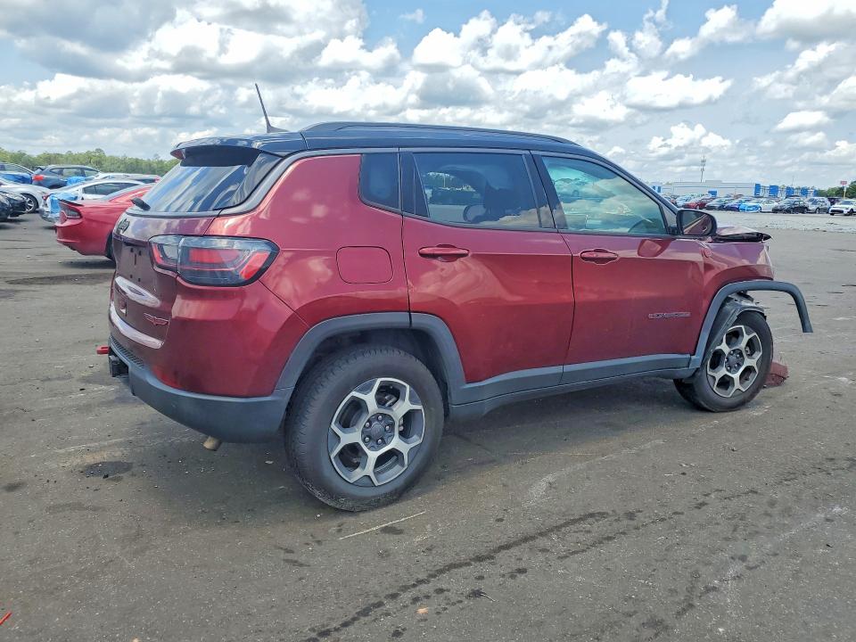 2022 Jeep Compass მანქანა იყიდება აუქციონზე, vin: 3C4NJDDB2NT108460, აუქციონის ნომერი: 58920256