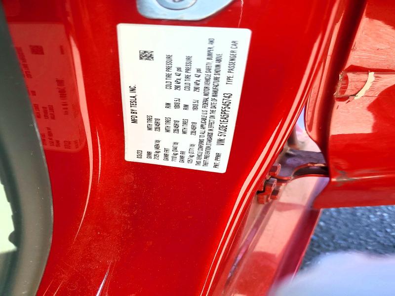 Aukcja sprzedaży 2023 Tesla Model 3, vin: 5YJ3E1EA5PF545743, numer aukcji: 56457196