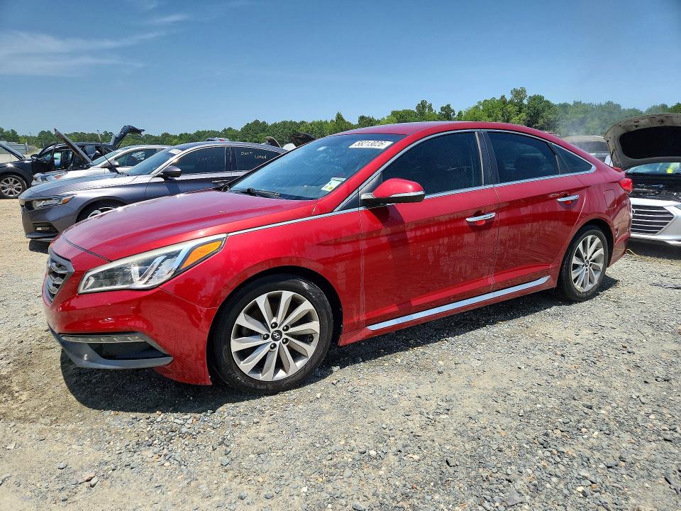 2015 Hyundai Sonata მანქანა იყიდება აუქციონზე, vin: 5NPE34AF8FH204404, აუქციონის ნომერი: 58213026