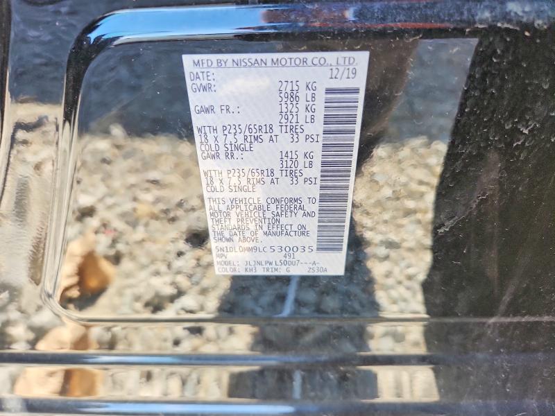 Продажа на аукционе авто 2020 Infiniti Qx60, vin: 5N1DL0MM9LC530035, номер лота: 55276976