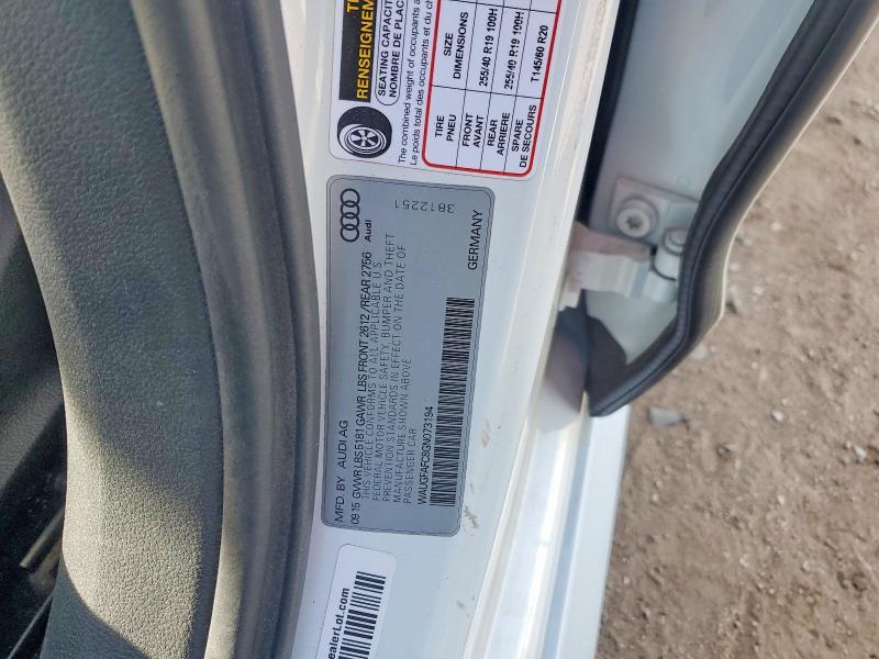 Aukcja sprzedaży 2016 Audi A6, vin: WAUGFAFC8GN073194, numer aukcji: 57904986