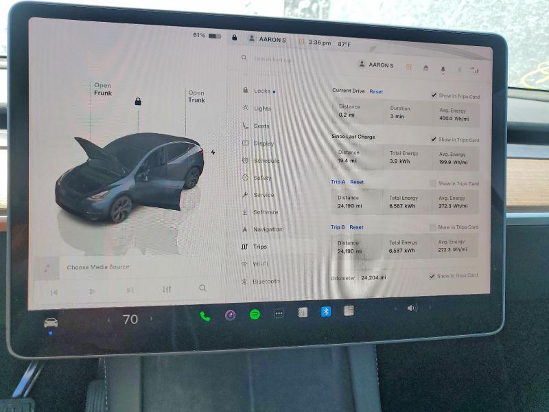 Продажа на аукционе авто 2024 Tesla Model Y, vin: 7SAYGDEE0RF195836, номер лота: 55634896