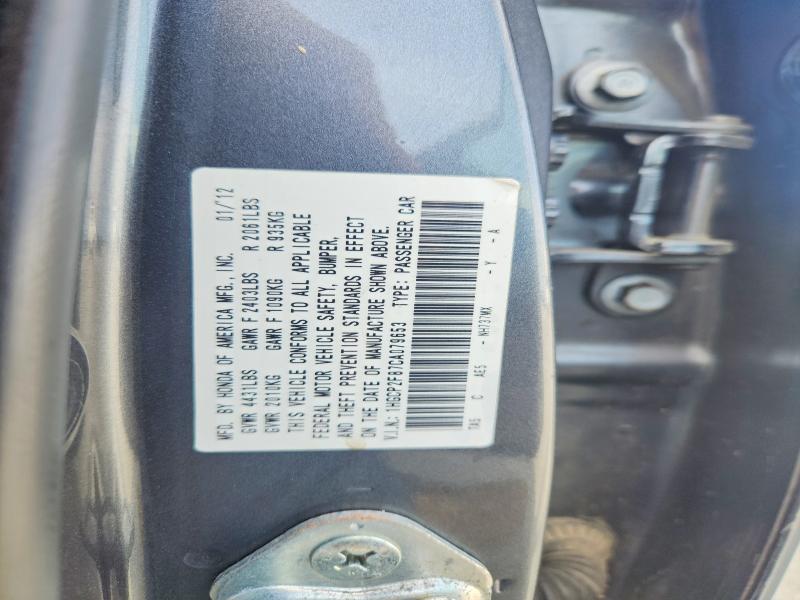 Aukcja sprzedaży 2012 Honda Accord, vin: 1HGCP2F87CA079653, numer aukcji: 55902846
