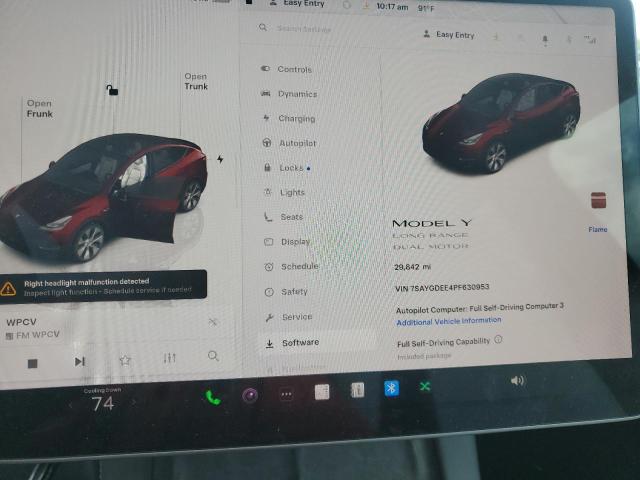 2023 Tesla Model Y მანქანა იყიდება აუქციონზე, vin: 7SAYGDEE4PF630953, აუქციონის ნომერი: 55465686