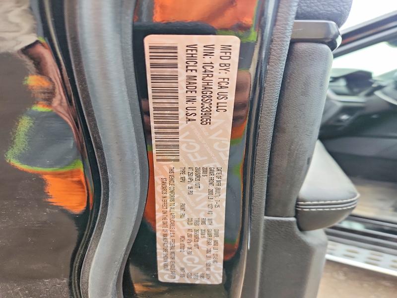 2025 Jeep Grand Cherokee მანქანა იყიდება აუქციონზე, vin: 1C4RJHAG8SC339055, აუქციონის ნომერი: 55957686