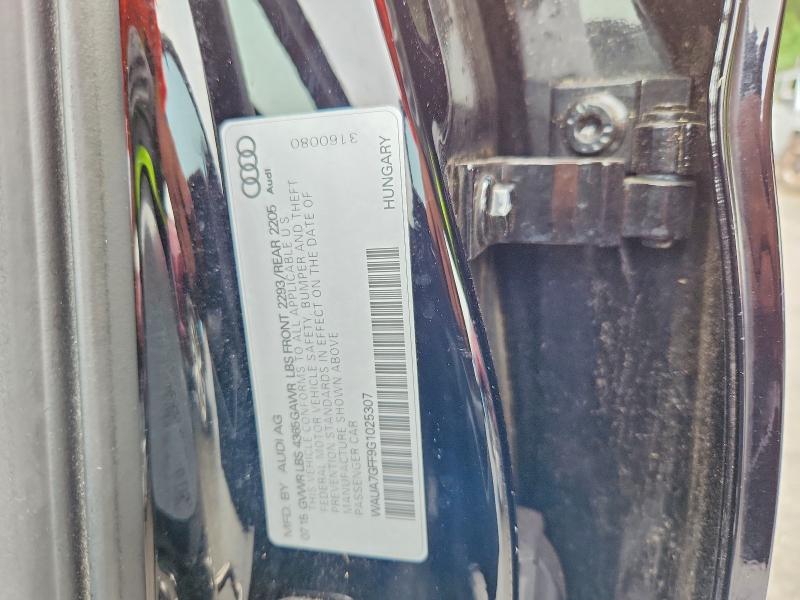 2016 Audi A3 მანქანა იყიდება აუქციონზე, vin: WAUA7GFF9G1025307, აუქციონის ნომერი: 56585546