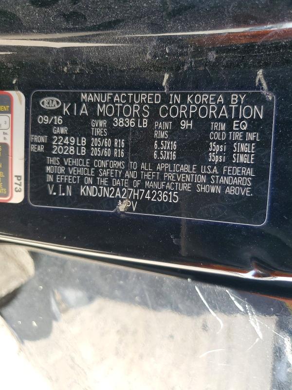 Продаж на аукціоні авто 2017 Kia Soul, vin: KNDJN2A27H7423615, номер лоту: 56856776