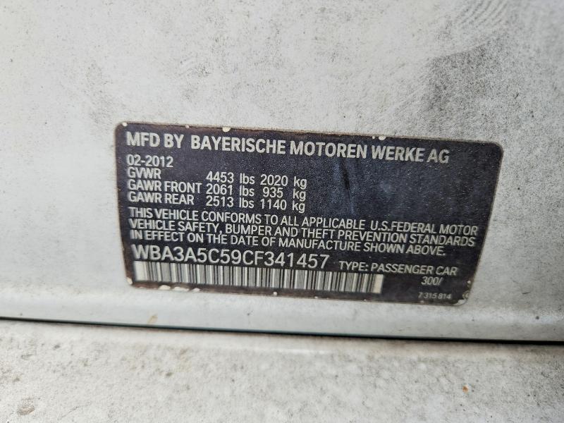 Продажа на аукционе авто 2012 Bmw 328, vin: WBA3A5C59CF341457, номер лота: 76295645