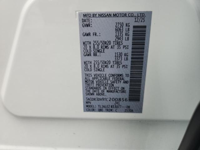 Aukcja sprzedaży 2026 Nissan Pathfinder, vin: 5N1DR3DV9TC200856, numer aukcji: 55885086
