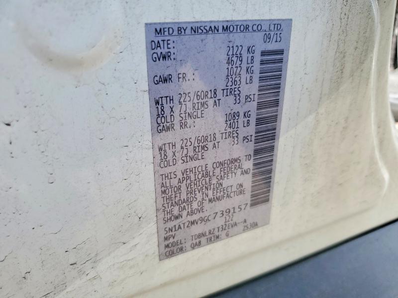 Aukcja sprzedaży 2016 Nissan Rogue, vin: 5N1AT2MV9GC739157, numer aukcji: 56856036