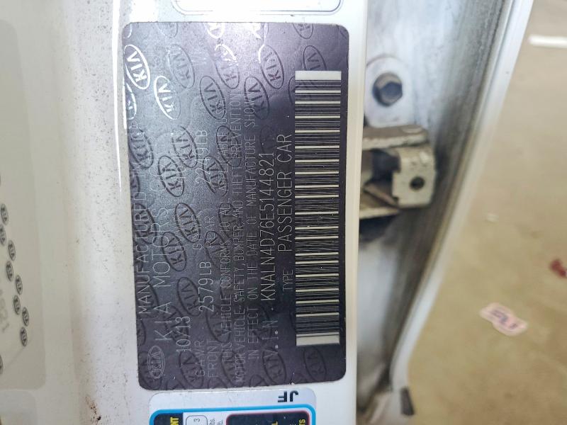 58706786 :رقم المزاد ، KNALN4D76E5144821 vin ، 2014 Kia Cadenza مزاد بيع