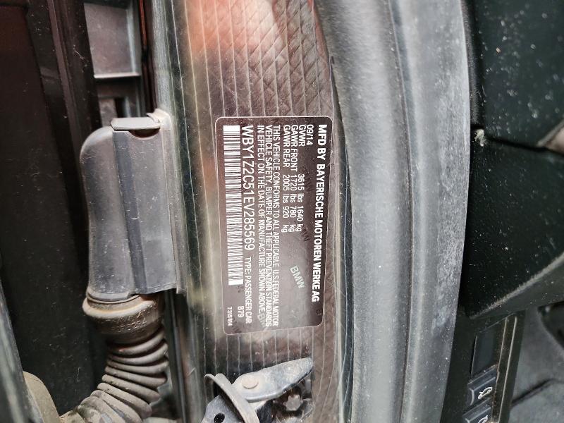 Продажа на аукционе авто 2014 Bmw I3, vin: WBY1Z2C51EV285569, номер лота: 58802406
