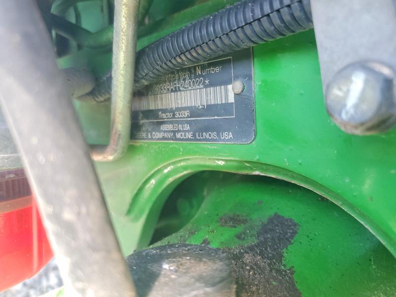 Продаж на аукціоні авто 2016 John Deere 3033r, vin: LV3033RAFH240022, номер лоту: 55893336