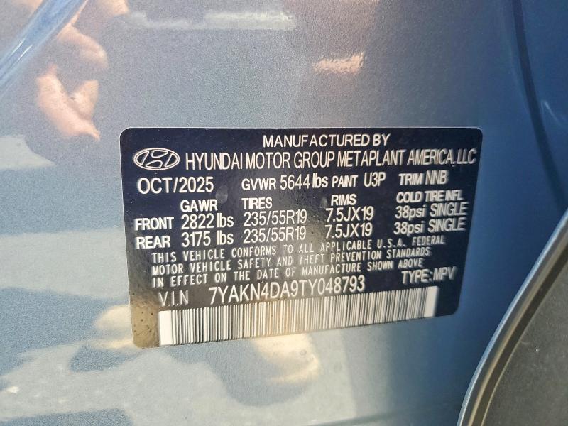 Продаж на аукціоні авто 2026 Hyundai Ioniq 5, vin: 7YAKN4DA9TY048793, номер лоту: 58611466