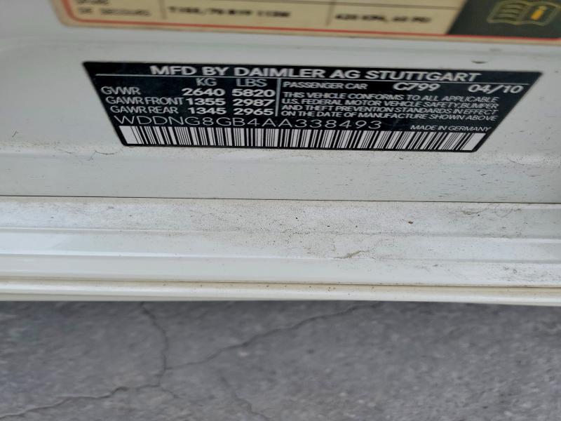 Продаж на аукціоні авто 2010 Mercedes-benz S, vin: WDDNG8GB4AA338493, номер лоту: 58549146