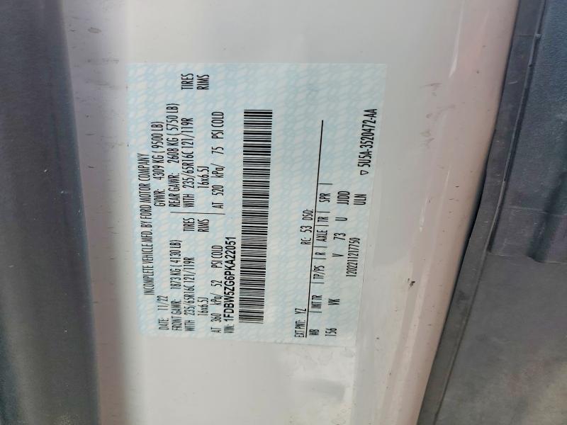Aukcja sprzedaży 2023 Ford Transit, vin: 1FDBW5ZG6PKA22051, numer aukcji: 55531946