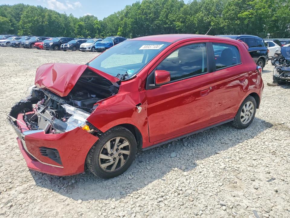 2021 Mitsubishi Mirage მანქანა იყიდება აუქციონზე, vin: ML32AUHJ7MH000758, აუქციონის ნომერი: 58957106