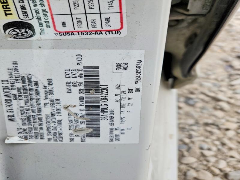Продажа на аукционе авто 2012 Ford Fusion, vin: 3FAHP0JG1CR422301, номер лота: 56481376