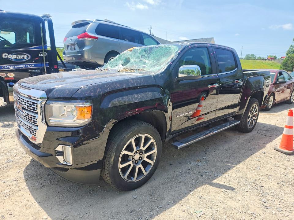 59283186 :رقم المزاد ، 1GTG6EEN7M1255226 vin ، 2021 Gmc Canyon مزاد بيع