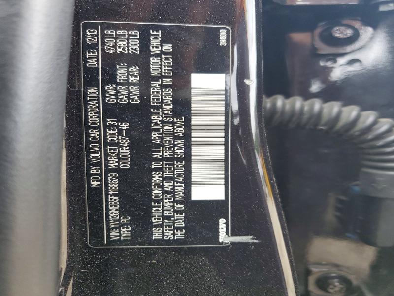 Aukcja sprzedaży 2015 Volvo V60, vin: YV126MEB5F1188679, numer aukcji: 56788016