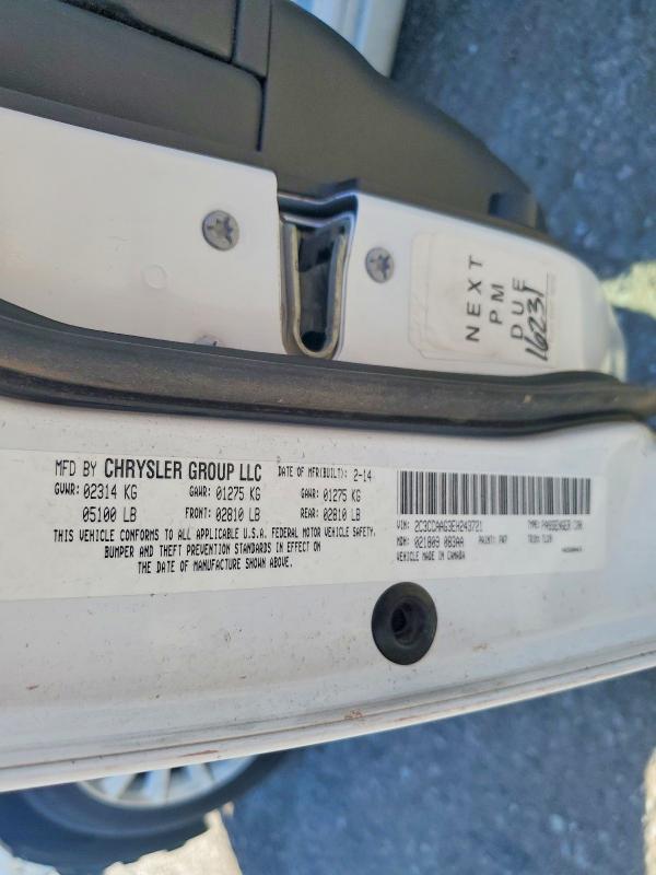 Продажа на аукционе авто 2014 Chrysler 300, vin: 2C3CCAAG3EH243721, номер лота: 57433626