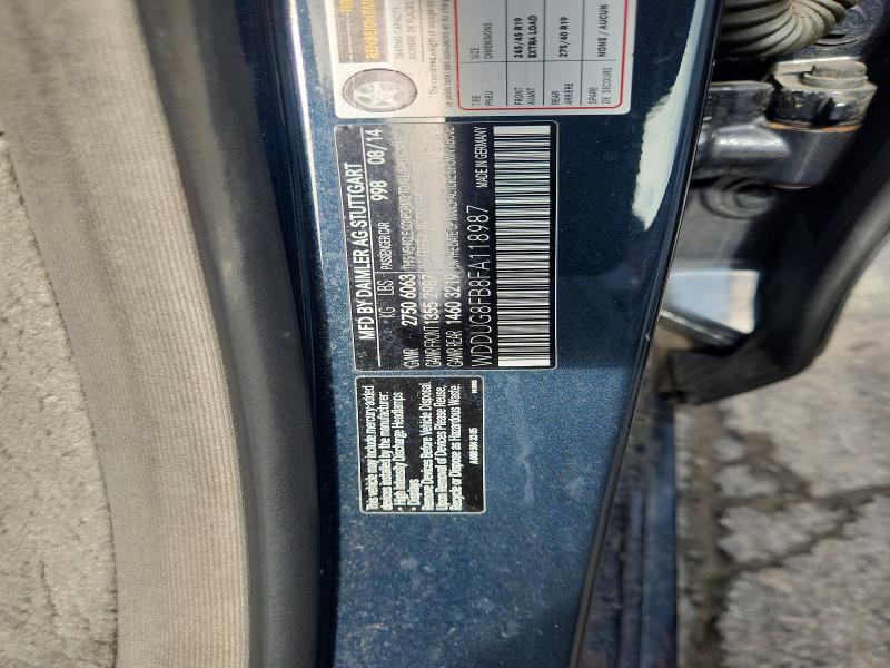 Aukcja sprzedaży 2015 Mercedes-benz S, vin: WDDUG8FB8FA118987, numer aukcji: 58399126