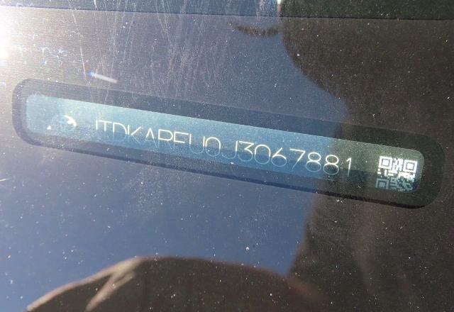 57403896 :رقم المزاد ، JTDKARFU0J3067881 vin ، 2018 Toyota Prius مزاد بيع