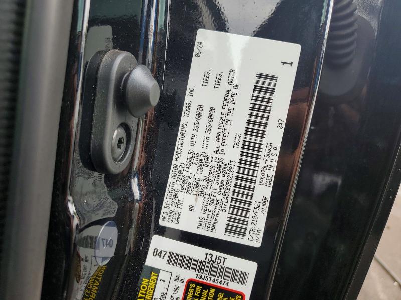 Aukcja sprzedaży 2024 Toyota Tundra, vin: 5TFLA5DB9RX210913, numer aukcji: 56545586