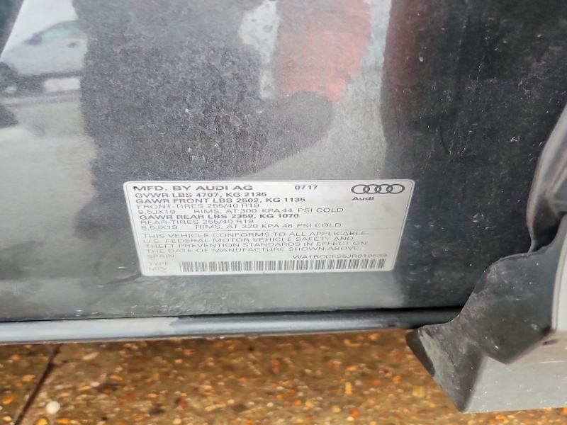 Продажа на аукционе авто 2018 Audi Q3, vin: WA1BCCFS5JR010539, номер лота: 58196876