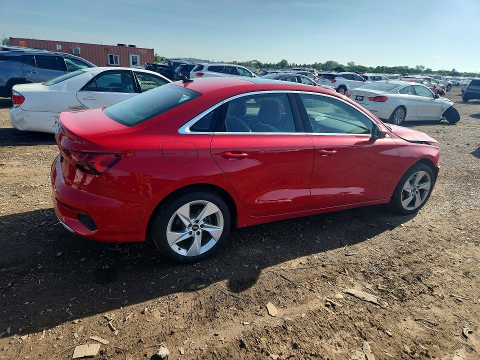 2023 Audi A3 მანქანა იყიდება აუქციონზე, vin: WAUAUDGY4PA044046, აუქციონის ნომერი: 56738516