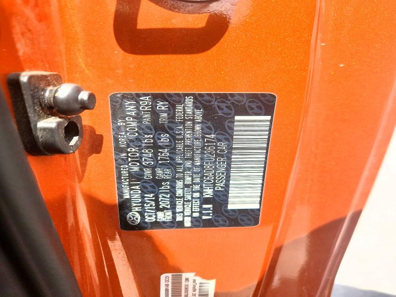 Продажа на аукционе авто 2015 Hyundai Veloster, vin: KMHTC6AD8FU236174, номер лота: 57023406