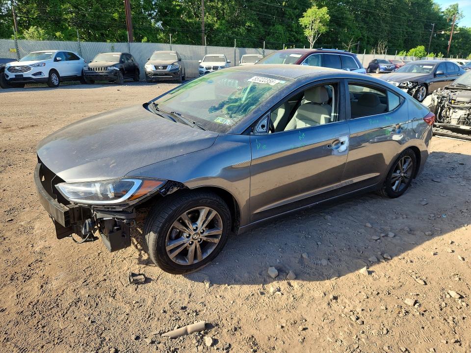 Продажа на аукционе авто 2018 Hyundai Elantra, vin: 5NPD84LF7JH384753, номер лота: 55722356