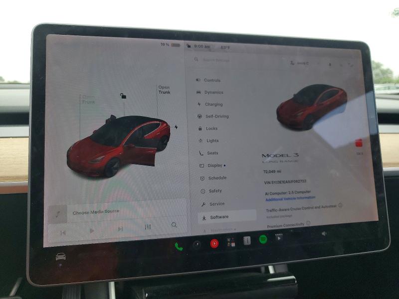Aukcja sprzedaży 2018 Tesla Model 3, vin: 5YJ3E1EA9JF062733, numer aukcji: 58604186