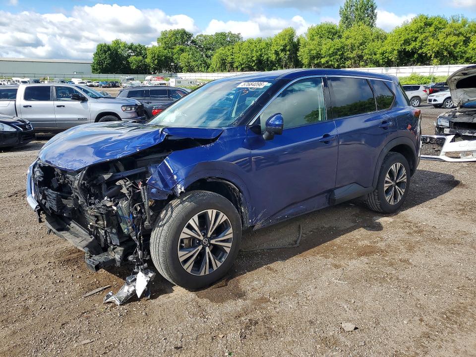 57684096 :رقم المزاد ، 5N1AT3BB4MC769533 vin ، 2021 Nissan Rogue مزاد بيع