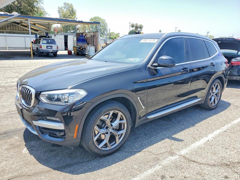 Auction sale of the 2021 Bmw X3, vin: 5UXTS1C05M9G31824, lot number: 58611376