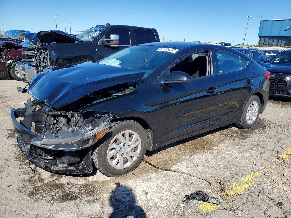 57951976 :رقم المزاد ، 5NPD74LF4JH233744 vin ، 2018 Hyundai Elantra مزاد بيع