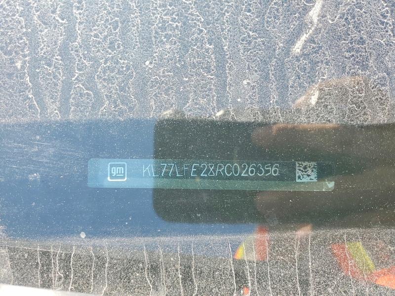 58277336 :رقم المزاد ، KL77LFE28RC026356 vin ، 2024 Chevrolet Trax مزاد بيع