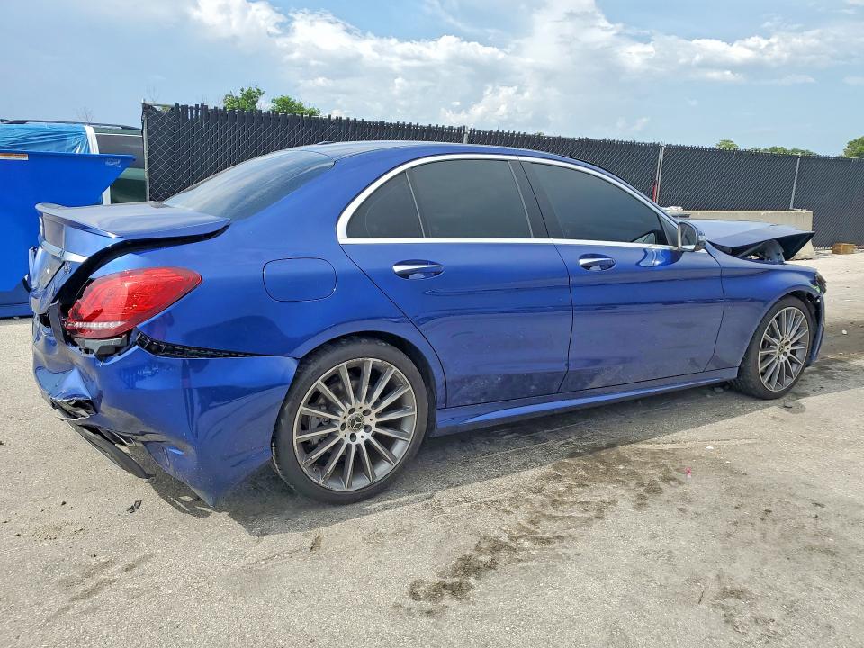 2021 Mercedes-benz C მანქანა იყიდება აუქციონზე, vin: W1KWF8DB2MR616342, აუქციონის ნომერი: 58498656