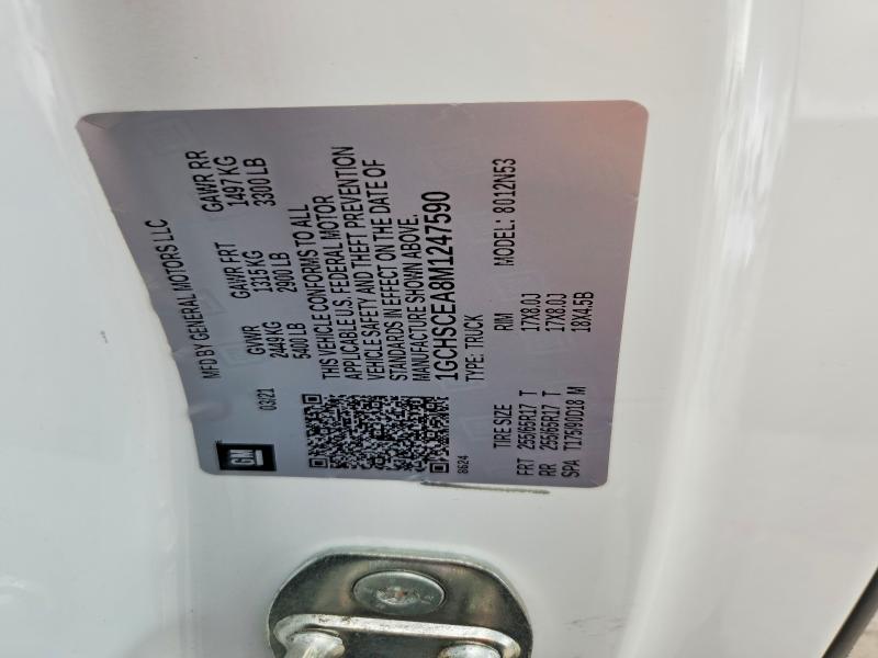 Aukcja sprzedaży 2021 Chevrolet Colorado, vin: 1GCHSCEA8M1247590, numer aukcji: 56685736