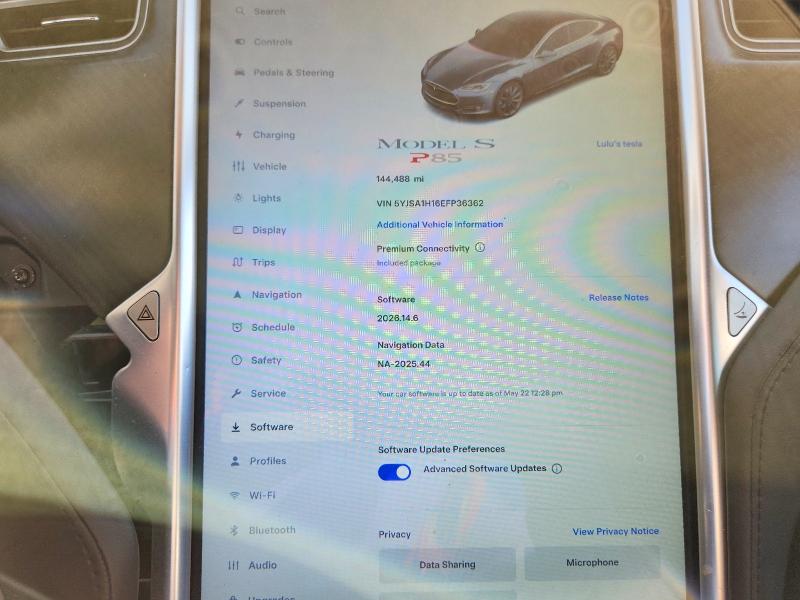 Aukcja sprzedaży 2014 Tesla Model S, vin: 5YJSA1H16EFP36362, numer aukcji: 55646576
