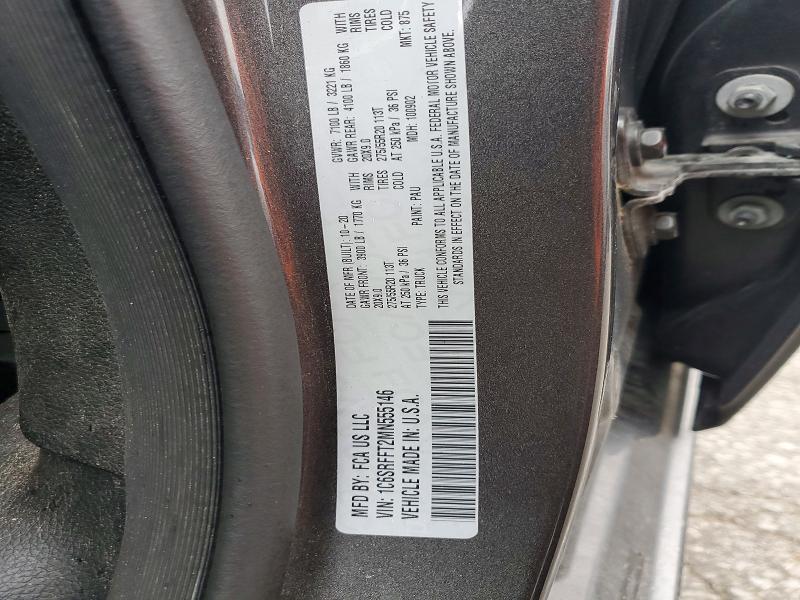 58282346 :رقم المزاد ، 1C6SRFFT2MN555146 vin ، 2021 Ram 1500 مزاد بيع
