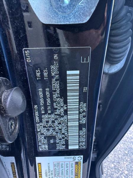 Auction sale of the 2015 Lexus Gx, vin: JTJJM7FX7F5104385, lot number: 59005296