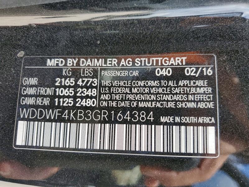 Продажа на аукционе авто 2016 Mercedes-benz C, vin: WDDWF4KB3GR164384, номер лота: 54816436
