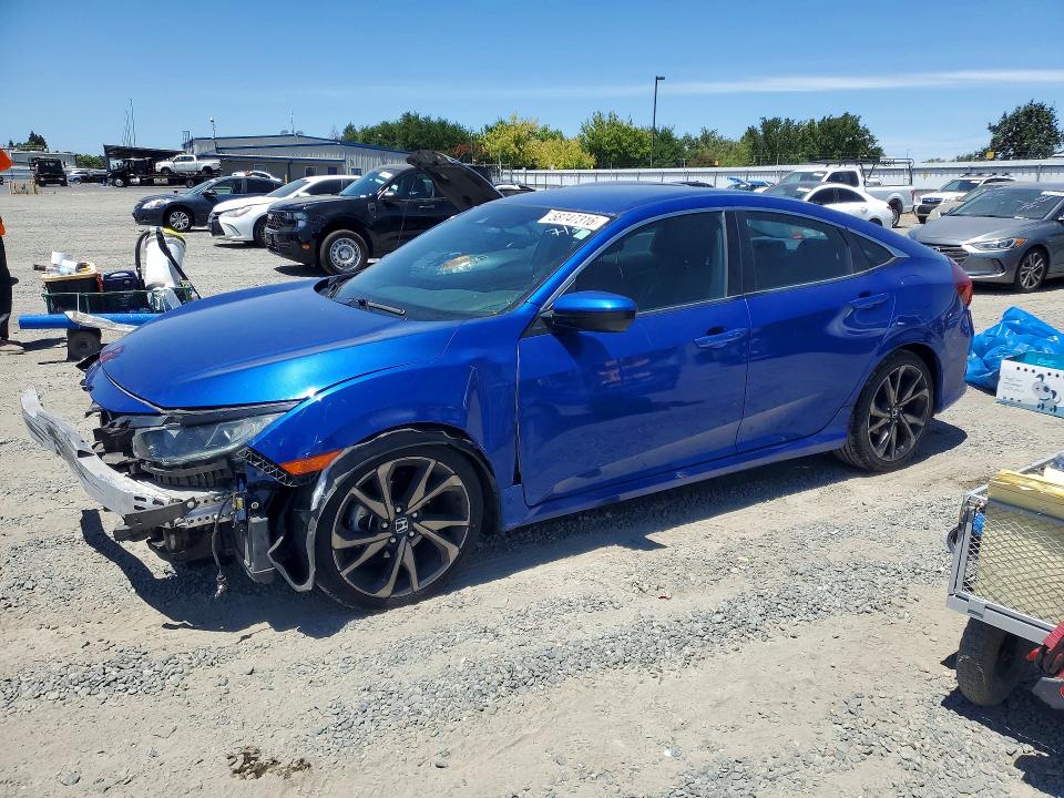 Продажа на аукционе авто 2021 Honda Civic, vin: 2HGFC2F80MH537884, номер лота: 58747316