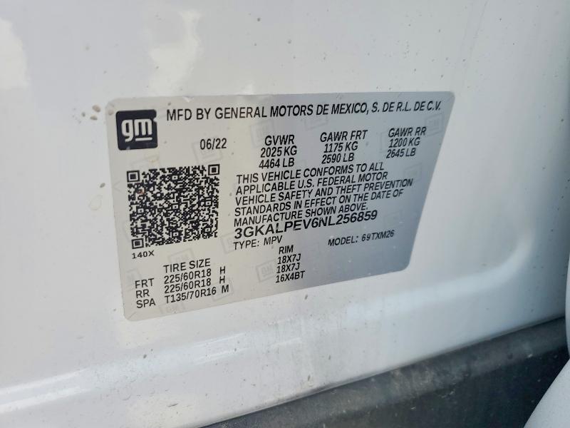 Продаж на аукціоні авто 2022 Gmc Terrain, vin: 3GKALPEV6NL256859, номер лоту: 55631446