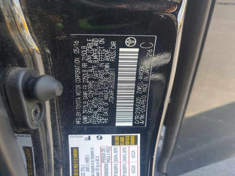 Aukcja sprzedaży 2016 Toyota Prius, vin: JTDKARFU6G3022811, numer aukcji: 58314416