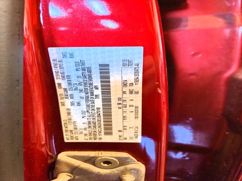 2014 Ford Escape მანქანა იყიდება აუქციონზე, vin: 1FMCU9GX0EUB47018, აუქციონის ნომერი: 55317356