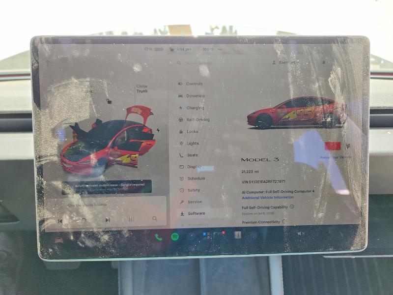 Продажа на аукционе авто 2024 Tesla Model 3, vin: 5YJ3E1EA2RF720971, номер лота: 58262426